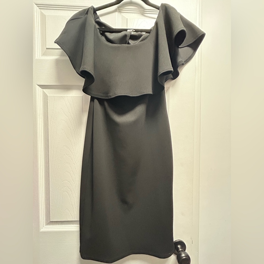 Elegant Black Off-Shoulder Dress